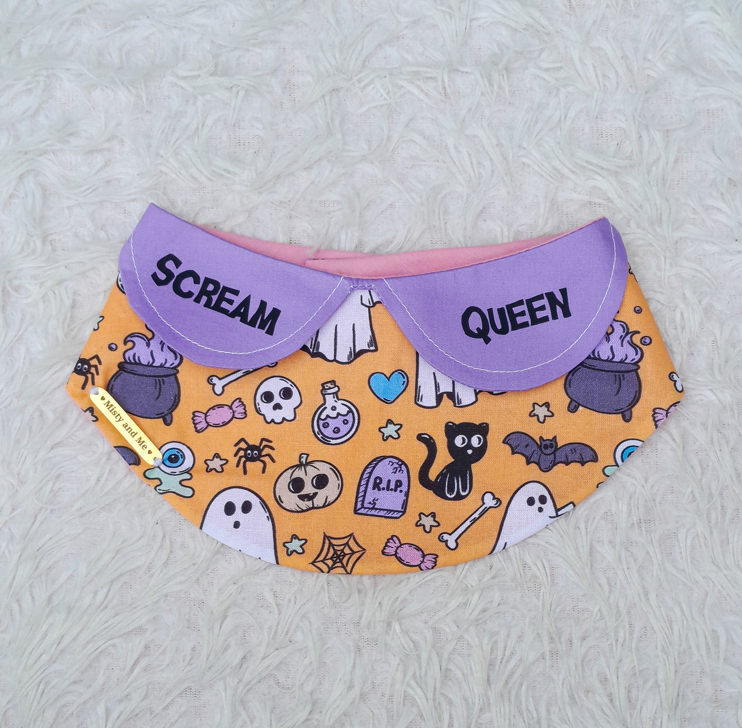 🦇Purple Halloweenie Bandana🦇