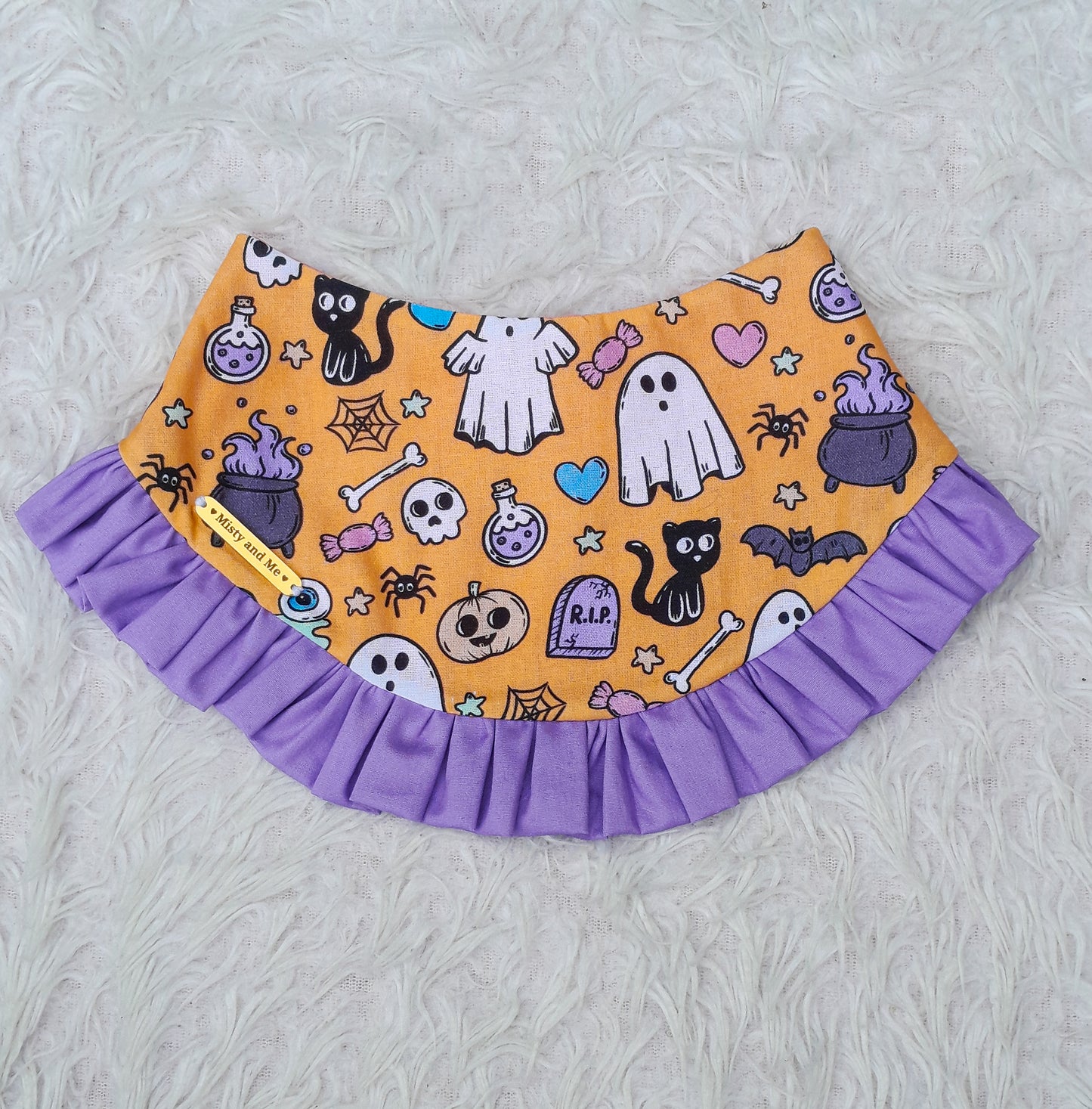 🦇Purple Halloweenie Bandana🦇